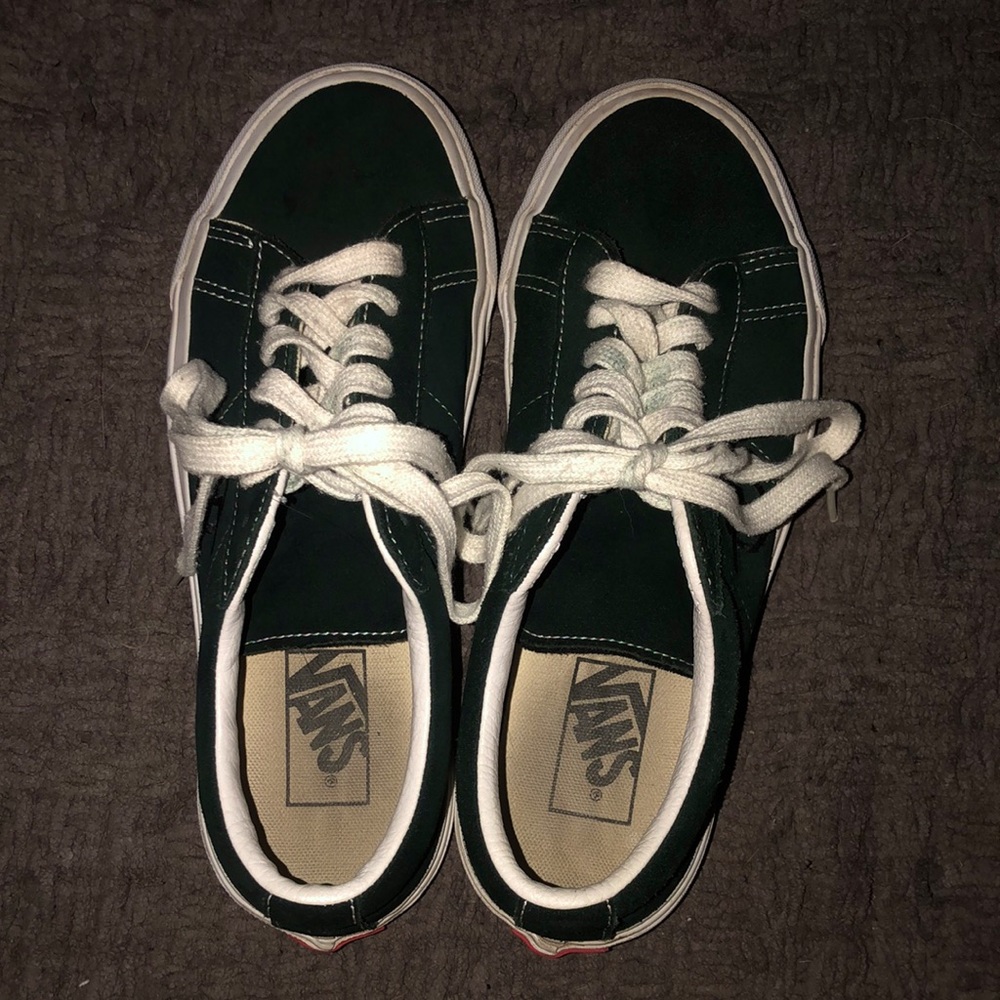 Vans Dark Green Skate Shoes